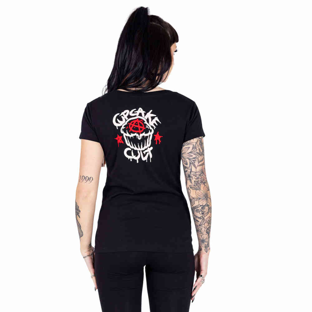 Cupcake Cult - I Love Crafting Dames Tshirt - Zwart